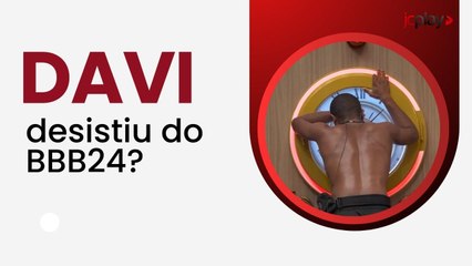 DAVI BBB 24: Conversa com BONINHO vaza e BROTHER toma decisão sobre PERMANÊNCIA