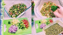 Diabetic Friendly Sprouts Salad Recipe - Healthy Weight Loss Recipe - Moong Bean Sprouts Salad Recipe By CWMAP