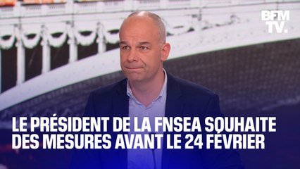 L'interview intégrale d'Arnaud Rousseau, président de la FNSEA, sur BFMTV