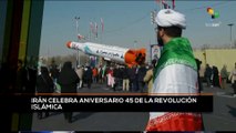 teleSUR Noticias 14:30 11-02: Irán celebra aniversario 45 de la Revolución Islámica