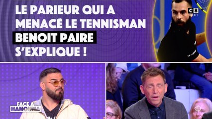 "Je t'attends à la fin" : le parieur qui a menacé le tennisman Benoit Paire s'explique