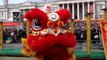London celebrates Chinese New Year as thousands descend on Trafalgar Square