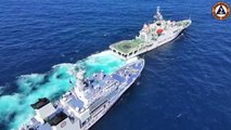 Guardacostas de Filipinas acusan a buques chinos de maniobras 