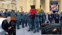 Gritos de '¡Marlaska dimisión!' y '¡Marlaska asesino!' en el funeral del guardia civil David Pérez