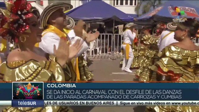 En Colombia comienza la celebración de los carnavales de Barranquilla