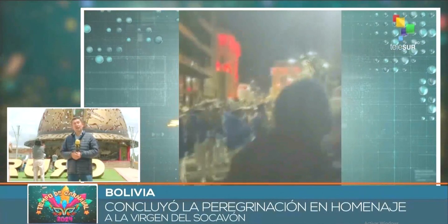 Bolivia realiza peregrinación en homenaje a la Virgen del Socavón