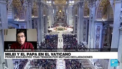 Alberto Medina: 'Encuentro entre el papa Francisco y Javier Milei es un punto de inflexión'