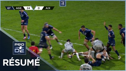 PRO D2 Saison 2023-2024 J19 - Résumé SU Agen - Provence Rugby