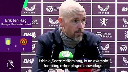 'Scott is the example' - Ten Hag heaps praise on McTominay
