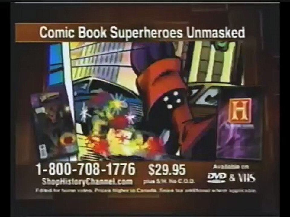 Comic Book Superheroes Unmasked History Channel Split Screen