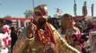 Chiefs and 49ers fans in party mood ahead of Super Bowl in Las Vegas
