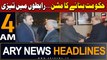 ARY News 4 AM Headlines 12th Feb 2024 | PPP and PMLN Leaders: Important Meetings