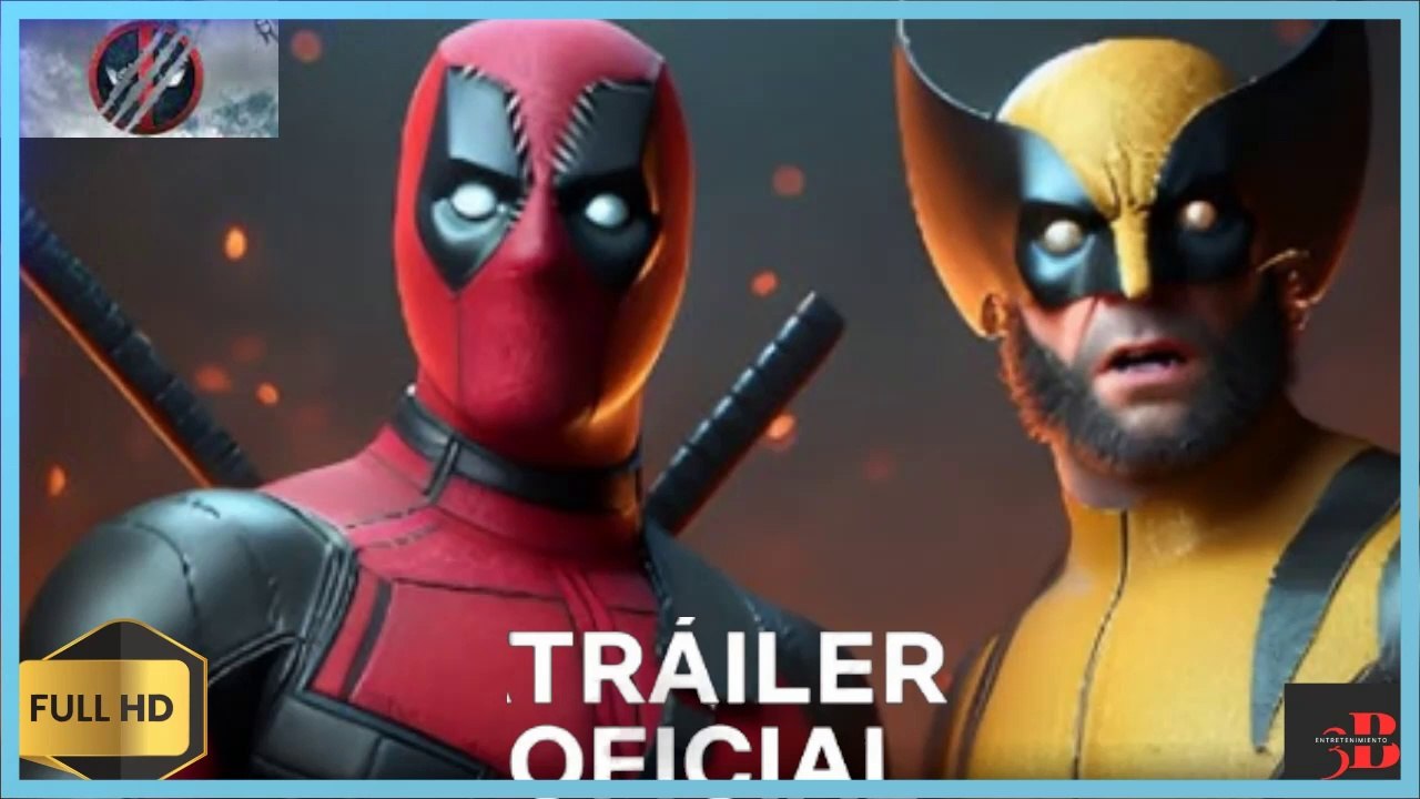 DEADPOOL & WOLVERINE Tráiler Oficial 2.024 Deadpool 3 Ryan Reynolds y Hugh Jackman.