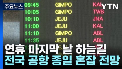 '꿀맛' 같은 연휴 끝...고향에 아쉬움 남기고 집으로 / YTN