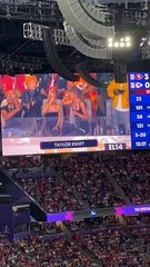 ¡Taylor Swift se echa sus "palos" en la final del Super Bowl 2024!