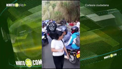 Accidente en Bello Villa Linda 🚗