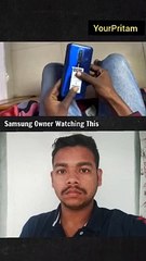 Folding phone funny video reaction by YourPritam