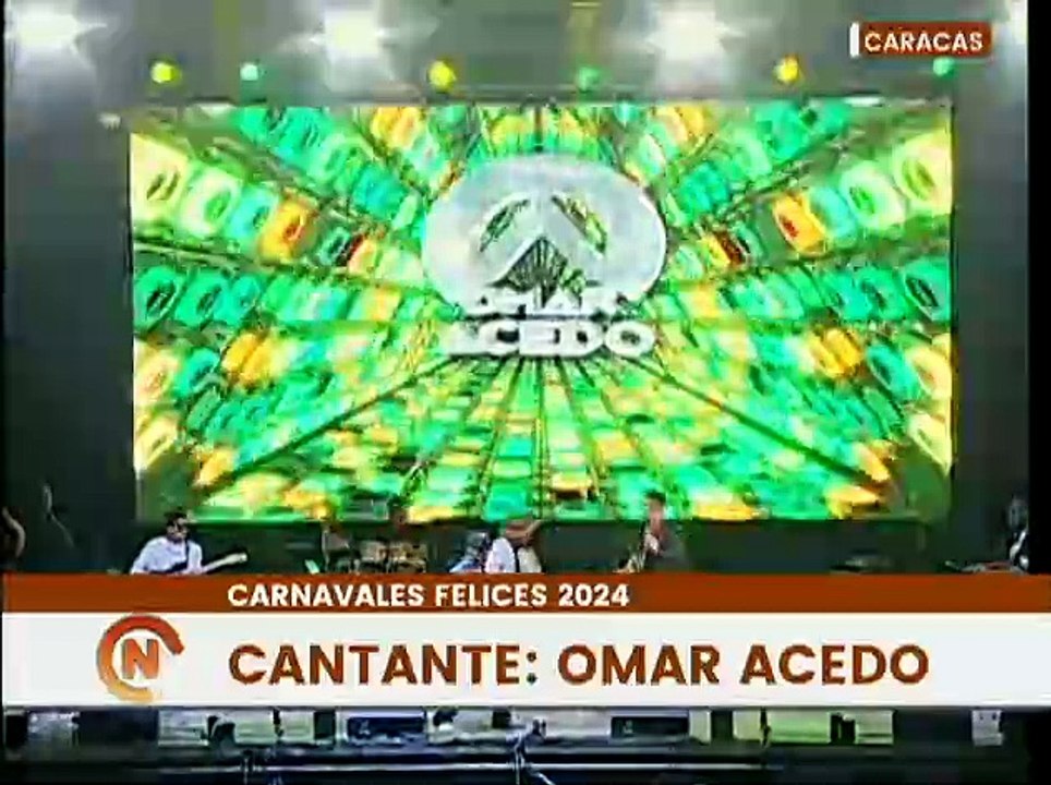El cantante venezolano, Omar Acedo, dice presente en el Festival Caracas Retumba con Paz y Alegría