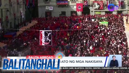 Oranges, ipinambato ng mga nakisaya sa isang festival | BT