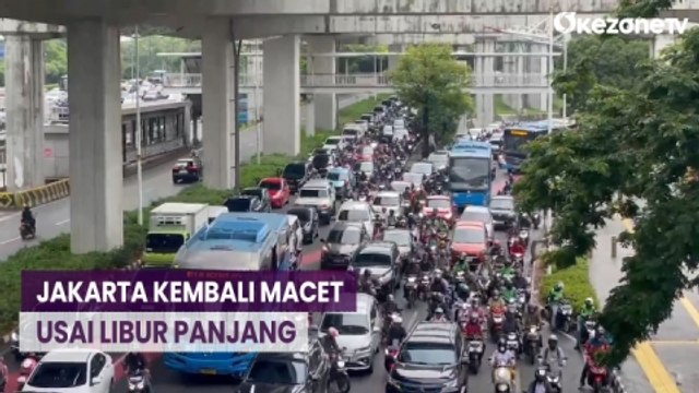 Usai Libur Isra Miraj dan Imlek, Sejumlah Jalan di Jakarta Kembali Macet