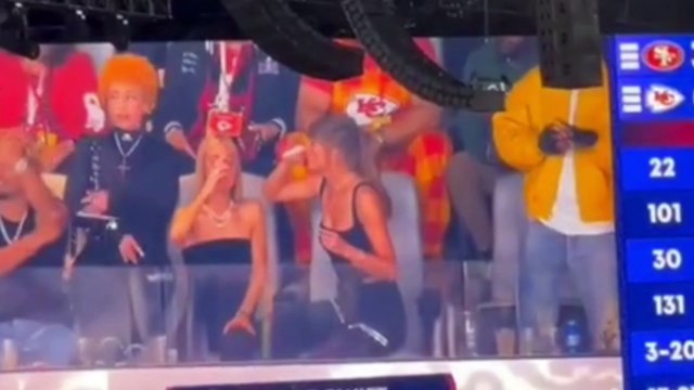 Taylor Swift Cheers on Boyfriend Travis Kelce as Kansas City Chiefs Win Super Bowl in Nail-Biter Game