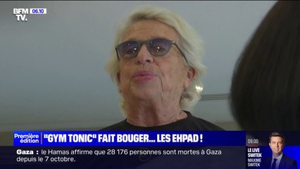 Véronique, l'ancienne présentatrice-vedette de Gym Tonic, fait désormais bouger les Ehpad