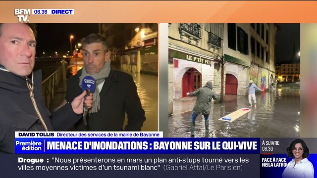 Alerte orange crues : la ville de Bayonne se prépare à la montée des eaux