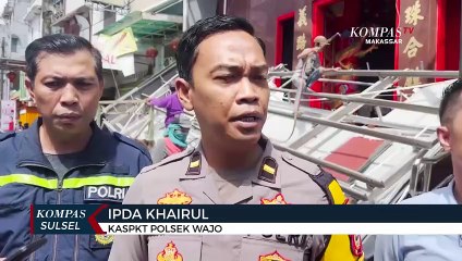 Atap klenteng roboh, 2 pekerja terluka