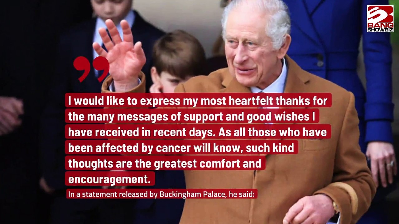King Charles' First Public Words Since Cancer News.
