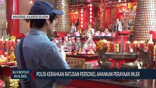 Polisi Kerahkan Ratusan Personel Amankan Perayaan Imlek
