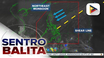 Shear line, umiiral sa silangang bahagi ng Visayas