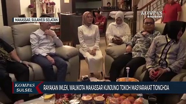 Rayakan Imlek, Walikota Makassar Kunjungi Tokoh Masyarakat Tionghoa