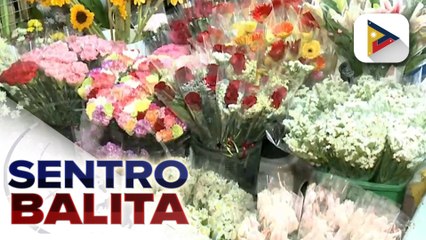 Presyo ng mga bulaklak sa Dangwa, tumaas na; ilan pang pangregalo para sa Valentine’s Day, mabibili din