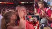 Dominated Relationship: Emotional Taylor Swift Fights Back Tears as She Kisses Super Bowl Winner Travis Kelce