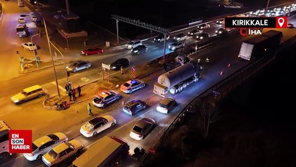 Tırın hafif ticari araca çarptığı feci kaza