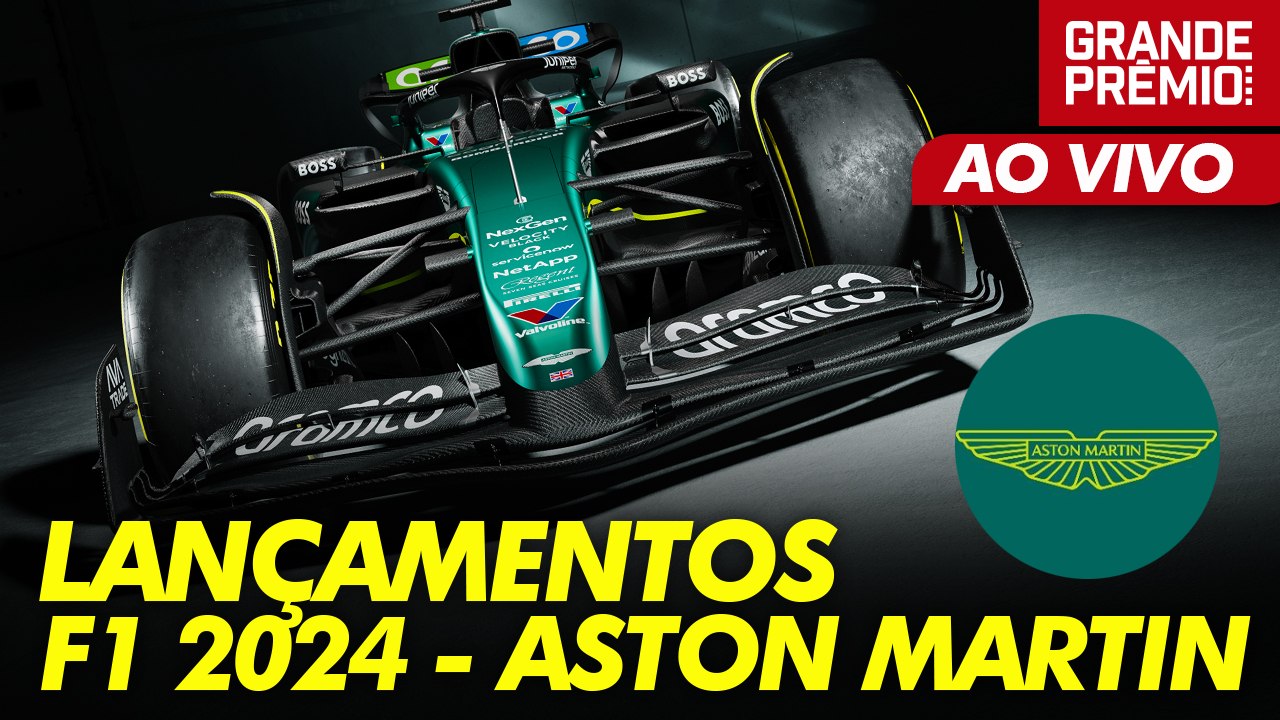 AO VIVO! ASTON MARTIN APRESENTA AMR24, CARRO PARA A F1 2024 | React