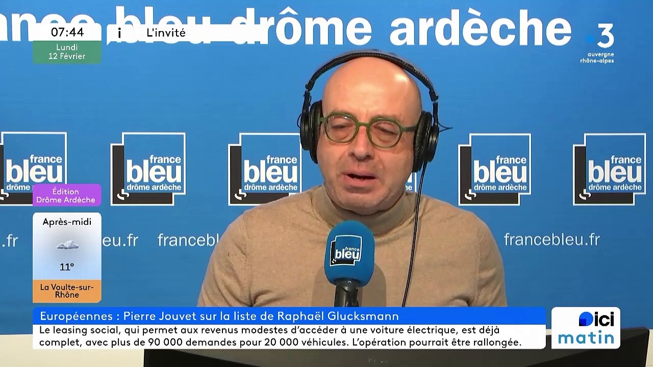 Pierre Jouvet, maire de Saint-Vallier, secrétaire général du PS et candidat aux élections européennes