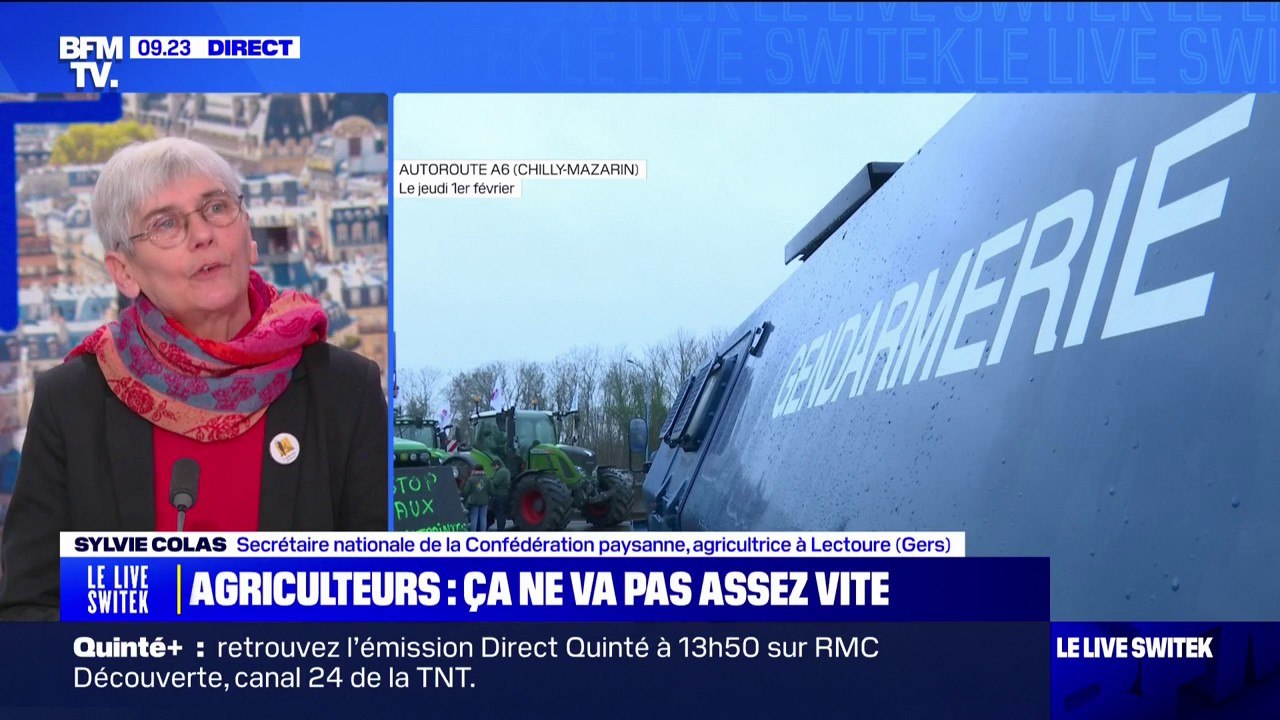 Sylvie Colas, secrétaire nationale de la Confédération paysanne: "Bien sûr qu'il y aura de nouveaux blocages"