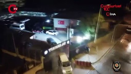 İzmir'de 146 adrese eş zamanlı baskın