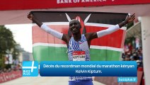 Décès du recordman mondial du marathon kényan Kelvin Kiptum.