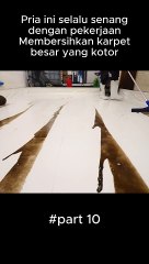 pekerjaan membersihkan karpet yang menyenangkan #part10