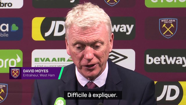 Moyes : ''Nous nous sommes effondrés''
