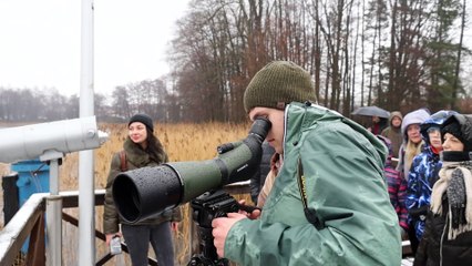 Ptasi spacer nad Trzesieckiem. Leśnicy zorganizowali fajną imprezę