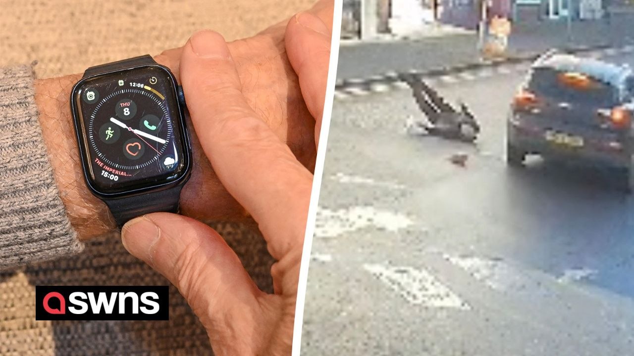 Great-grandad, 82, survived being mown down by a car by calmly dialling 999 on his Apple watch
