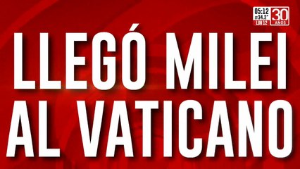Así fue el encuentro de Milei y el Papa Francisco en el Vaticano