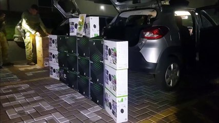 BPFron apreende veículos carregados de videogames e vapers na BR-277