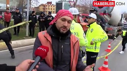 Beton mikseri hamile kadını ezerek öldürdü