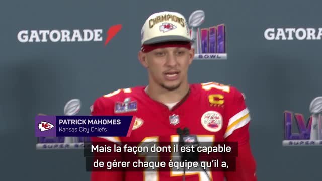 Super Bowl LVIII - Mahomes : Coach Reid est le meilleur entraîneur de tous les temps