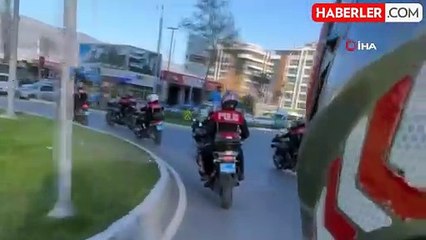 İzmir'de motosikletli polislerden sıkı denetim: 106 gözaltı