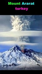 Mount Ararat volcano eruption - turkey
